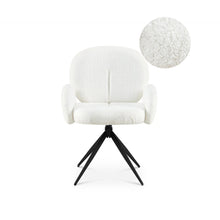 Load image into Gallery viewer, 23901-marlowe-swivel-boucle-dining-chair-set-of-2-white-2602272