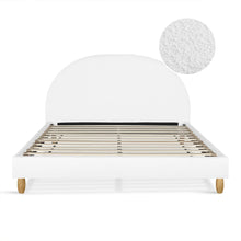 Load image into Gallery viewer, Moruisg Boucle Queen Bed Frame - White