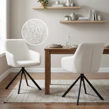 Load image into Gallery viewer, 23580-ramona-boucle-dining-chair-set-of-2-white-black-2602271