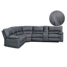 Load image into Gallery viewer, Kingston Electric Recliner Corner Sofa - Grey