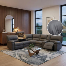 Load image into Gallery viewer, Kingston Electric Recliner Corner Sofa - Grey