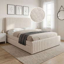 Load image into Gallery viewer, Tasman Queen with Single Trundle Bed Frame - Oat