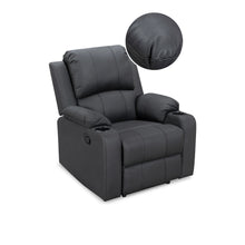 Load image into Gallery viewer, 24031-marton-manual-recliner-chair-black-2603123