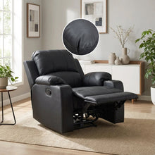 Load image into Gallery viewer, 24031-marton-manual-recliner-chair-black-2603122