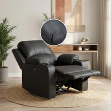 Load image into Gallery viewer, 24033-marton-electric-recliner-chair-black-2603122