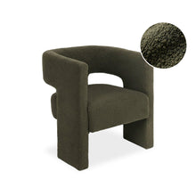 Load image into Gallery viewer, Rivo Boucle Armchair - Dark Green