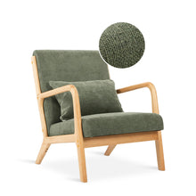 Load image into Gallery viewer, Taru Linen Armchair - Dark Green