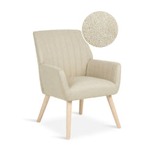 Load image into Gallery viewer, Niva Linen Armchair - Linen Beige