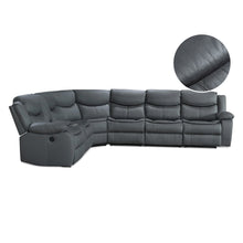 Load image into Gallery viewer, Mandan Electric Recliner Corner Sofa - Grey