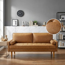 Load image into Gallery viewer, Alaina 3 Seater Sofa - Brown