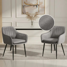 Load image into Gallery viewer, 23814-adelaide-velvet-dining-armchairs-set-of-2-light-grey-2603111