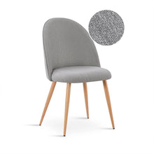 Load image into Gallery viewer, Wyatt Linen Dining Chair - Set of 2 - Light Grey