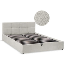 Load image into Gallery viewer, Elevon Queen Gas Lift Bed Frame - Linen Grey