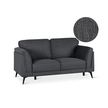 Load image into Gallery viewer, Brulo Linen 2 Seater Sofa - Dark Grey
