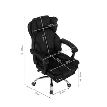 Load image into Gallery viewer, Paxton Office Chair with Footrest - Black