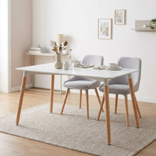 Load image into Gallery viewer, Sana Dining Table Rectangle 120 x 80cm - White