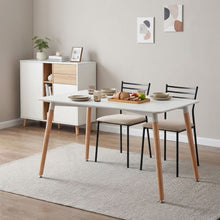 Load image into Gallery viewer, Sana Dining Table Rectangle 120 x 80cm - White