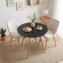 Load image into Gallery viewer, Cena Dining Table Round 90 x 75 cm - Black