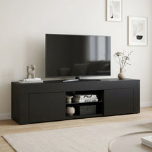 Load image into Gallery viewer, Maize 1.3m LED Entertainment Unit - Black