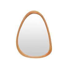 Load image into Gallery viewer, 24426-noma-pebble-wall-mirror-93cm-warm-walnut-2603278