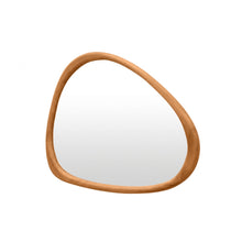 Load image into Gallery viewer, 24426-noma-pebble-wall-mirror-93cm-warm-walnut-26032711
