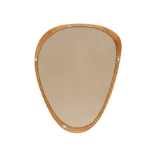 Load image into Gallery viewer, 24426-noma-pebble-wall-mirror-93cm-warm-walnut-26032712