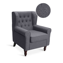 Load image into Gallery viewer, Windsor Linen Armchair - Light Grey