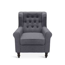 Load image into Gallery viewer, Windsor Linen Armchair - Light Grey