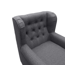 Load image into Gallery viewer, Windsor Linen Armchair - Light Grey