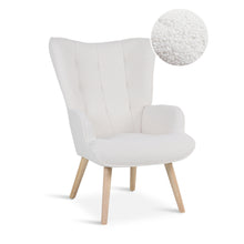 Load image into Gallery viewer, Airi Boucle Armchair - White