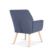 Load image into Gallery viewer, Aden Linen Armchair - Blue