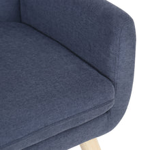 Load image into Gallery viewer, Aden Linen Armchair - Blue