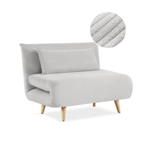 Load image into Gallery viewer, Hastings 1 Seater Fold-Out Sofa Bed - Grey