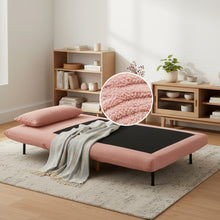 Load image into Gallery viewer, Hastings 1 Seater Fold-Out Sofa Bed - Pink