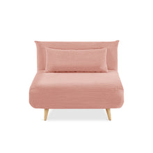 Load image into Gallery viewer, Hastings 1 Seater Fold-Out Sofa Bed - Pink