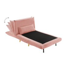 Load image into Gallery viewer, Hastings 1 Seater Fold-Out Sofa Bed - Pink