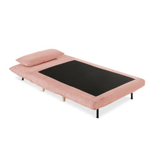 Load image into Gallery viewer, Hastings 1 Seater Fold-Out Sofa Bed - Pink