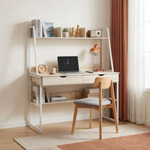 Load image into Gallery viewer, Siya 120cm Computer Desk with Drawers - Oak (0.095m3 - 23kg)