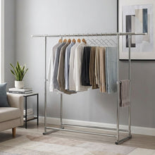 Load image into Gallery viewer, Portable Adjustable Clothes Rack - Double