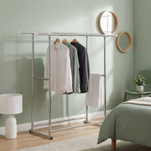 Load image into Gallery viewer, Portable Adjustable Clothes Rack - Double