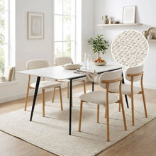 Load image into Gallery viewer, 23916-nicole-fabric-dining-chair-set-of-4-beige-2604011