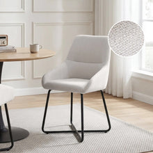 Load image into Gallery viewer, Alena Dining Chair - Set of 2 - Beige + Black