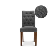 Load image into Gallery viewer, Lucia Upholstered Dining Chair - Set of 2 - Dark Grey