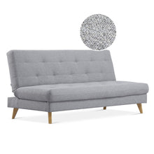 Load image into Gallery viewer, Camden 3 Seater Sofa Bed with Storage - Grey