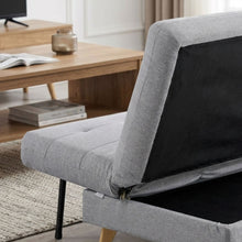 Load image into Gallery viewer, Camden 3 Seater Sofa Bed with Storage - Grey