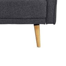 Load image into Gallery viewer, Jarrod 3 Seater Sofa Bed - Dark Grey