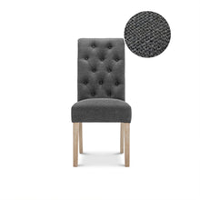 Load image into Gallery viewer, 23000-zoey-upholstered-dining-chair-set-of-2-dark-grey-2604022