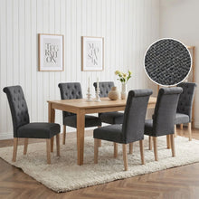 Load image into Gallery viewer, 23000-zoey-upholstered-dining-chair-set-of-2-dark-grey-2604021