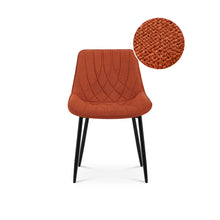 Load image into Gallery viewer, 23905-payton-fabric-dining-chair-set-of-4-orange-2604022