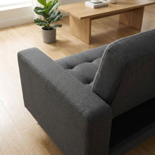 Load image into Gallery viewer, 22085‑colorado‑3‑seater‑sofa‑bed‑futon‑with‑chaise‑dark‑grey-2604023